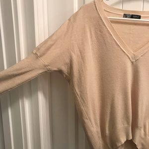 Tan cream sweater